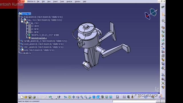 CATIA v5 | DASSAULT SYSTEMES | Walkthrough Part - 8 | PRODUCT TREE