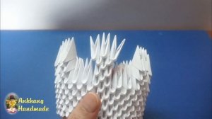 3D Origami Lamp Tutorial | DIY Homemade Paper Lamp Home Decoration