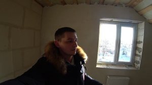 Дом размеры 8.40х8.40 из газоблока 300мм.Мансардного типа