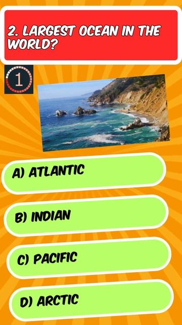 Largest Ocean in the World? #generalknowledge #youtube #generalknowledgequestions #geography смотреть онлайн