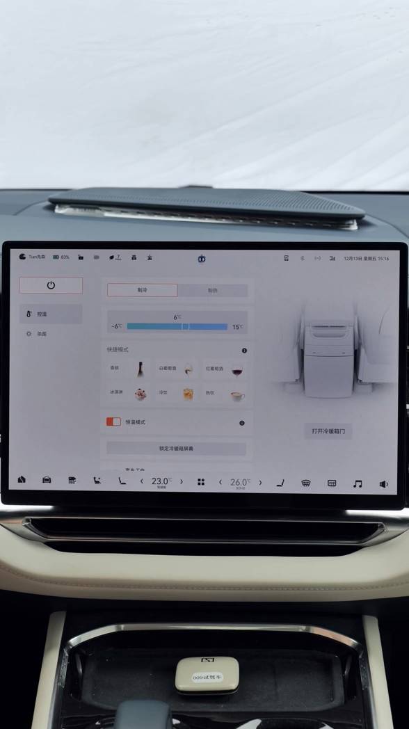 Zeekr 009 - Встроенный автомобильный холодильник