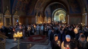 Великий канон Андрея Критского в Богоявленском соборе Ногинска