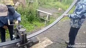 Самодельная скамейка (Трубогиб)