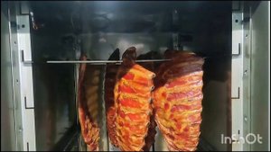 ребра свиные горячего копчения на древесной щепе