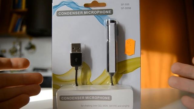 unboxing - mini condenser microphone sf-555 смотреть онлайн