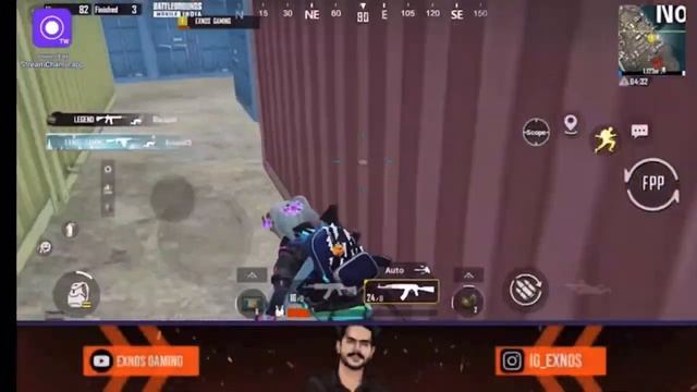 Slow 1 vs 3 with 1 FPS🥵💯 #shorts #bgmi смотреть онлайн