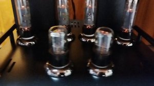 Усилитель (РР) на лампах 6н9с +EL34 (класс А)