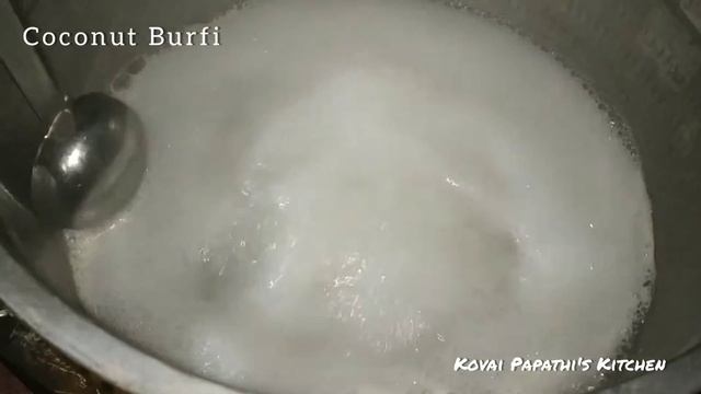 Coconut burfi | Thengai Burfi |Kopra Pak sweet recipe in tamil cooking. смотреть онлайн