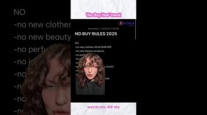 В Tiktok 2025-й год объявили годом без импульсивных покупок (no-buy year). 
Читай описание!