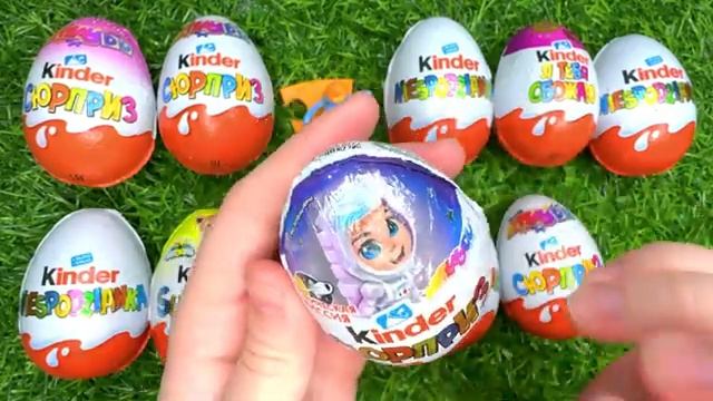 Распаковка ASMR Kinder