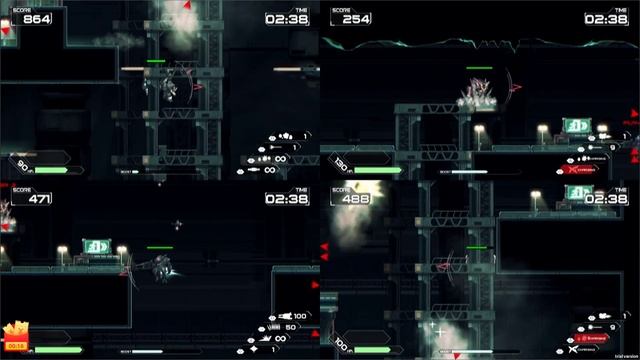 Hardcore Mecha (Code: Hardcore) PS4 Local 4-Player Multiplayer Gameplay Part 2 смотреть онлайн