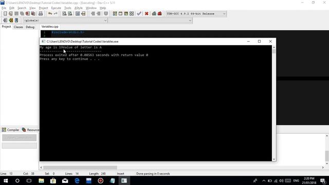 C Programming Tutorial (TAGALOG VERSION) - #3 Basic Data Types