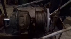 Электролебедка для плуга своими руками.