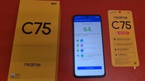 Unboxing & Antutu Benchmark REALME C75 8/128 (RMX3941)