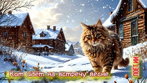 Поёт нейросеть - Кот идёт на встречу весне