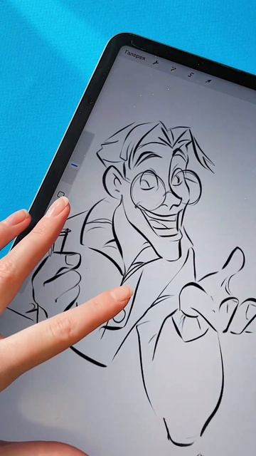 Рисую героя Дисней Майло из «Атлантиды» 2021г 🫶🏻В моем блоге о рисовании мультяшек простым языком! смотреть онлайн