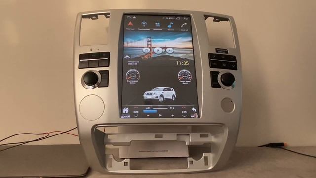 Магнитола в стиле Tesla (тесла) для Infiniti QX56 #megazvuk смотреть онлайн