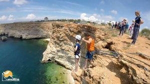 Карина Cape Fiolent SkyLine x-team RopeJumping in Сrimea