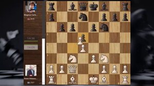 KNIGHT ENDGAME!! Denis Khismatullin vs Magnus Carlsen || World Rapid Chess 2023 - R2