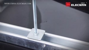 Strut channel support system products installation