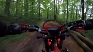 MY FIRST CRASH | ENDUROFAIL | KTM Freeride 250 F 2019