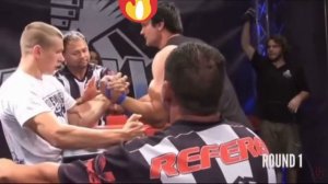 Oleg Zhokh vs Devon Larrat Олег Жох vs Девон Ларрат Armwrestling