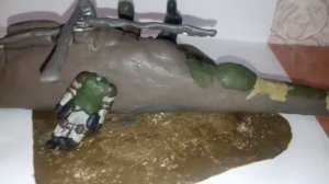 Диорама Сталкер | ЧАЭС | из пластилина!