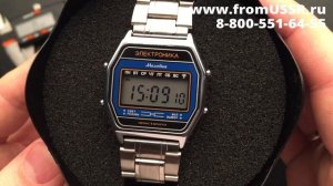 Часы Электроника 1159 77А (обзор)