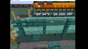 (Minecraft) BNSF Cream Green EMD SD70MAC (9572-9837) Diesel Locomotive Tutorial step-by-step