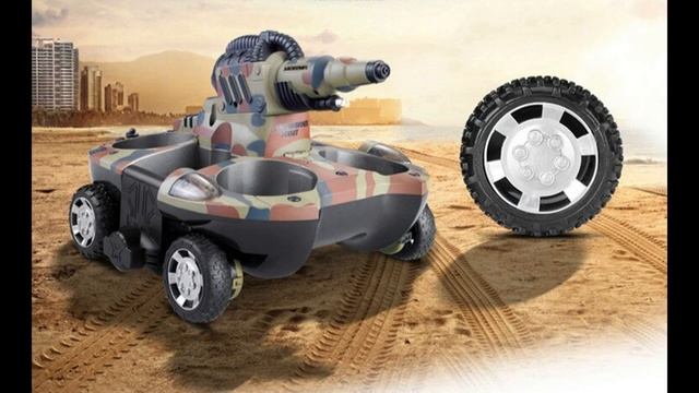 Transformer Army Amphibious RC Tank Toys Electronic Remote Control Vehicle for Children Gifts смотреть онлайн