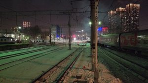 крайний рейс поезда №602 Москва-Рыбинск под ТЭП70-0121 | Савёловский вокзал