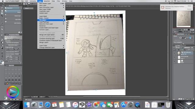 How to Convert Traditional Art into Line Art in Clip Paint Studio (Manga Studio)!! смотреть онлайн