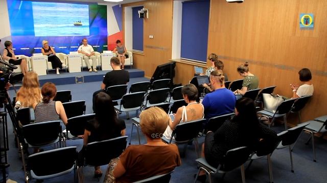 2018 Крым, Симферополь - Пресс-конференция Главы администрации г. Феодосии Сергея Фомича