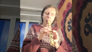 Уникальная флейта Пимак - Хитоёгири, ключ D