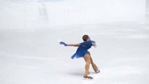 Alisa Dvoeglazova - Алиса Двоеглазова, произвольная программа Ла-ла Ленд, Кубок Первого канала 2024