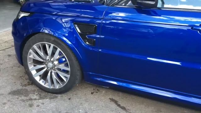 Range Rover sport SVR 2015 exhaust sound смотреть онлайн