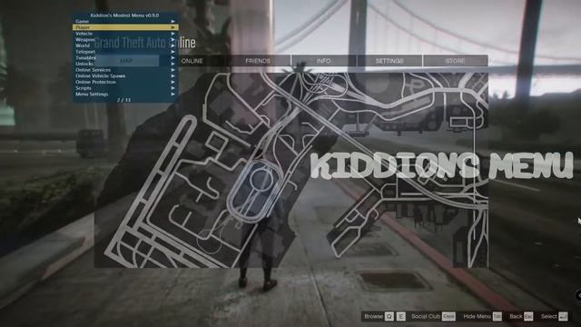 ⚙️ TUTORIAL + GTA V ONLINE KIDDION'S MOD MENU| GTA V FREE HACK \ DOWNLOAD KIDDIONS GTA V