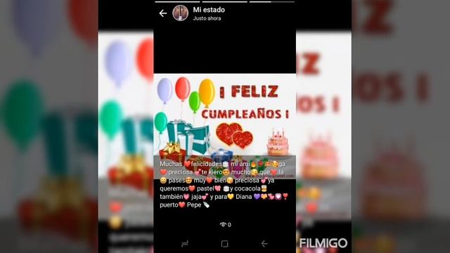 Muchas felicidades amiga lkm ❤❤💕💕🎂💗💜💖😘😍 Diana puerto 😘💖😍🎂💗 смотреть онлайн