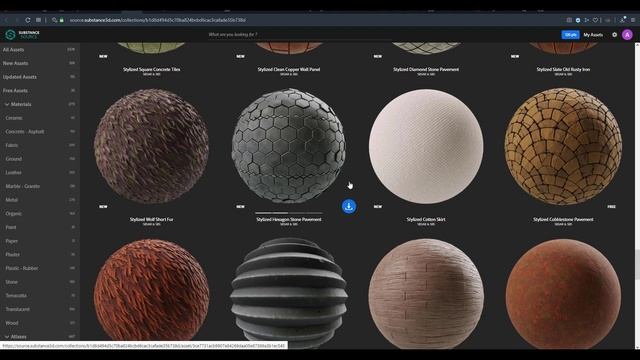 SUBSTANCE STYLIZED MATERIAL COLLECTION.