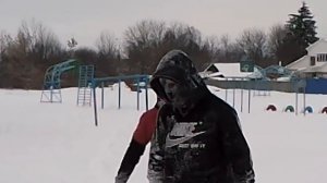 Parkour trening Snow Ukraine