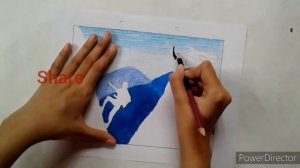 Mountain Climbing || Kids Drawing || Step by step