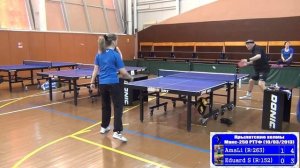 Alexandra KOZHEVNIKOVA vs Eduard SEMYONOV Moscow, Krylatsky Hills, League-250 Table Tennis