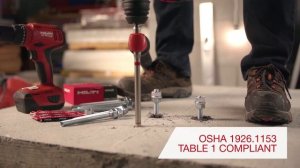 INTRODUCING Hilti's HVU2 adhesive capsule