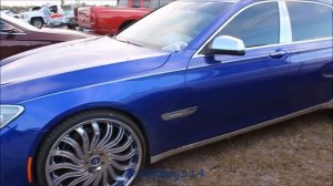 Linny J 2K16 Car Show - Candy Blue BMW on 24" Amani Forged Wheels