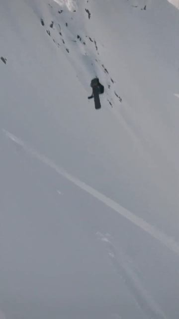 Sometimes, the mountain has other plans 🏂 #snowboarding #backcountry #fails #shorts
