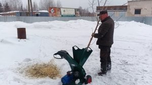 Ветка 45 мм на садовом щепорезе.89123333225