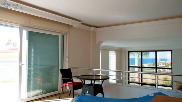 3 Room Sea View Villa For Sale in Alanya Seki