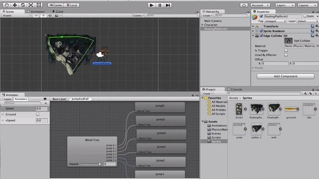 Unity 5: 2D Game with Scripts Part 6 смотреть онлайн