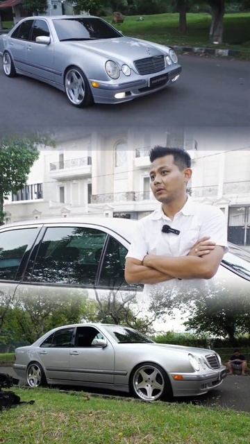 ini dia Mercedes Benz W210 E240 Facelift yang uda nyetel banget dan tinggal isi bensin!