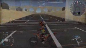 Desert Trail Bike Traffic Rush